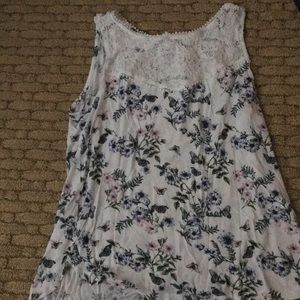 Floral tank top